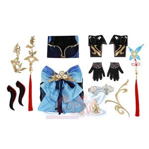 Genshin Impact Ganyu Cosplay Costume Twilight Blossom C08823 Aa Costumes