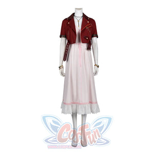 Final Fantasy Vii Rebirth Ff7R Aerith Gainsborough Cosplay Costume C08876 Women / Costume-Xs