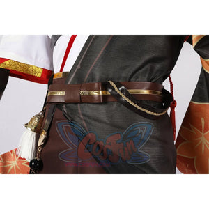 Genshin Impact Inazuma Kaedehara Kazuha Cosplay Costume Sands Satin C02035 Aa Costumes