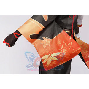 Genshin Impact Inazuma Kaedehara Kazuha Cosplay Costume Sands Satin C02035 Aa Costumes