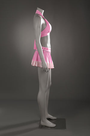 Final Fantasy VII Rebirth FF7R Aerith Gainsborough Cosplay Costume Swimsuit C08962