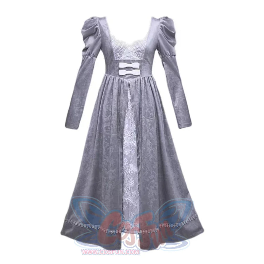 Winter Gothic Embroidered Lace Long Sleeve Dress