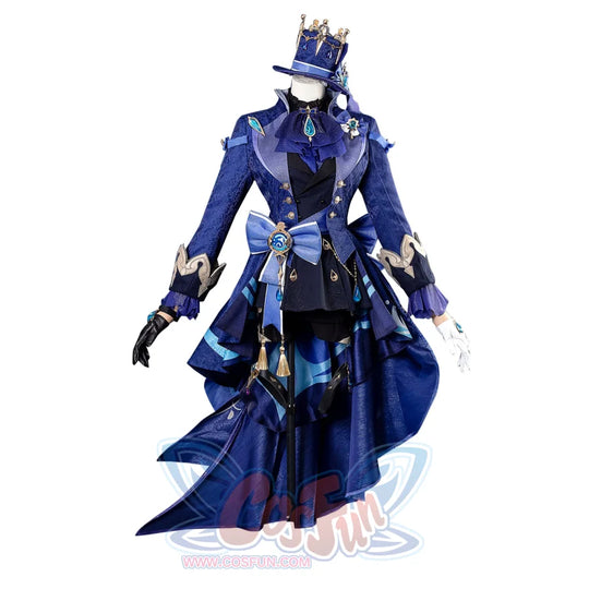 【Ready To Ship】Genshin Impact Black/White Furina Hydro Archon Cosplay Costume C08735 Aaa Costumes