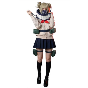 【Ready To Ship】My Hero Academia Himiko Toga Cosplay Costume C00489 Costumes