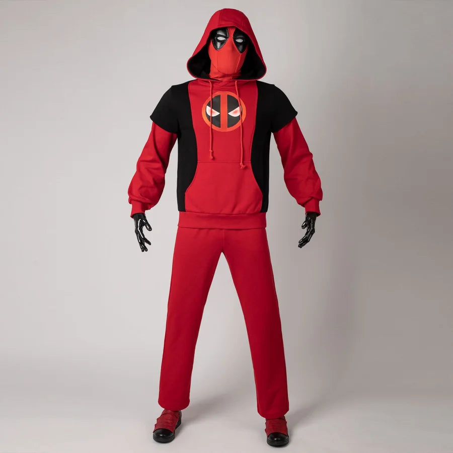 Cosfun Original Deadpool Wade Winston Wilson Derivative Hoodie Sweatshirt Fy0113 S