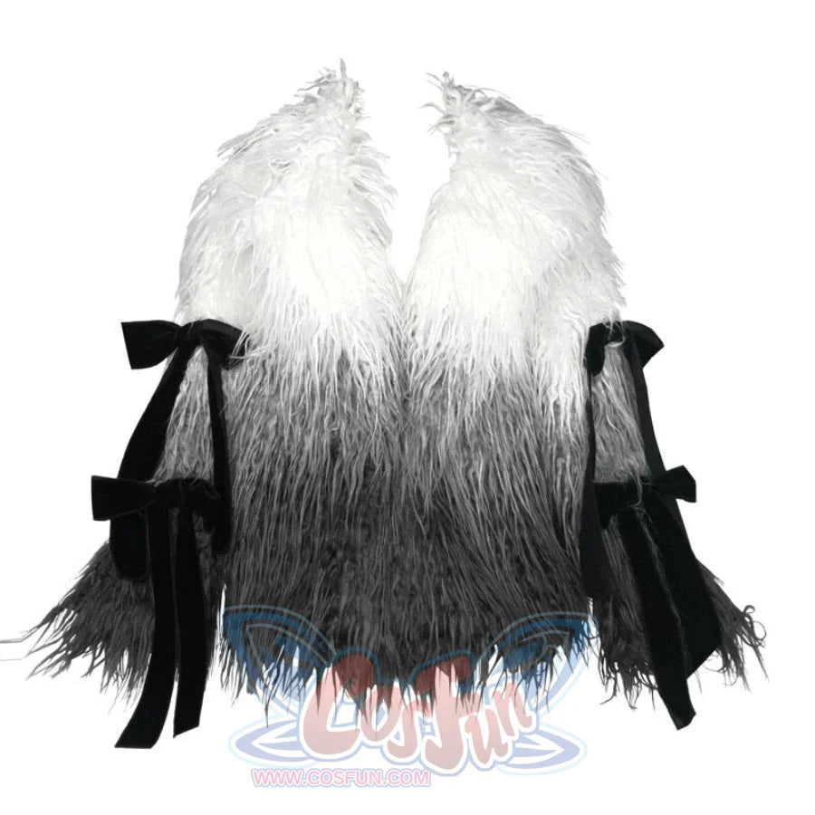 Winter Gothic Mongolian Fur Gradient Color Thickened Coat