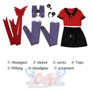 Hazbin Hotel Vaggie Cosplay Costume C08949 Costumes