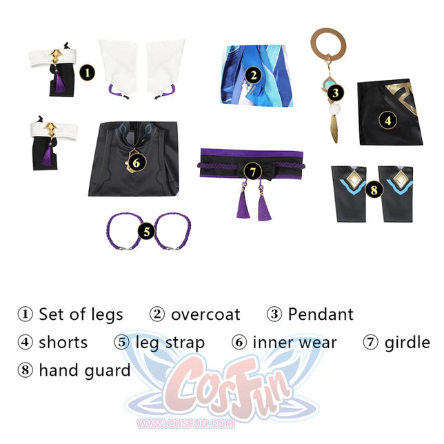 Genshin Impact Scaramouche Wanderer Cosplay Costume C07166 Aa Costumes