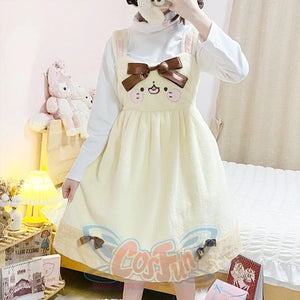 Sweet And Lovely Lolita Woolen Jumper Skirt M