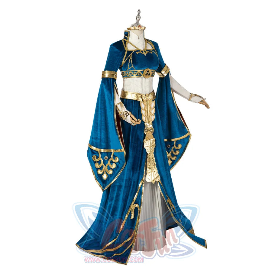 The Legend Of Zelda: Breath The Wild Princess Zelda Dress Cosplay Costumes C09024