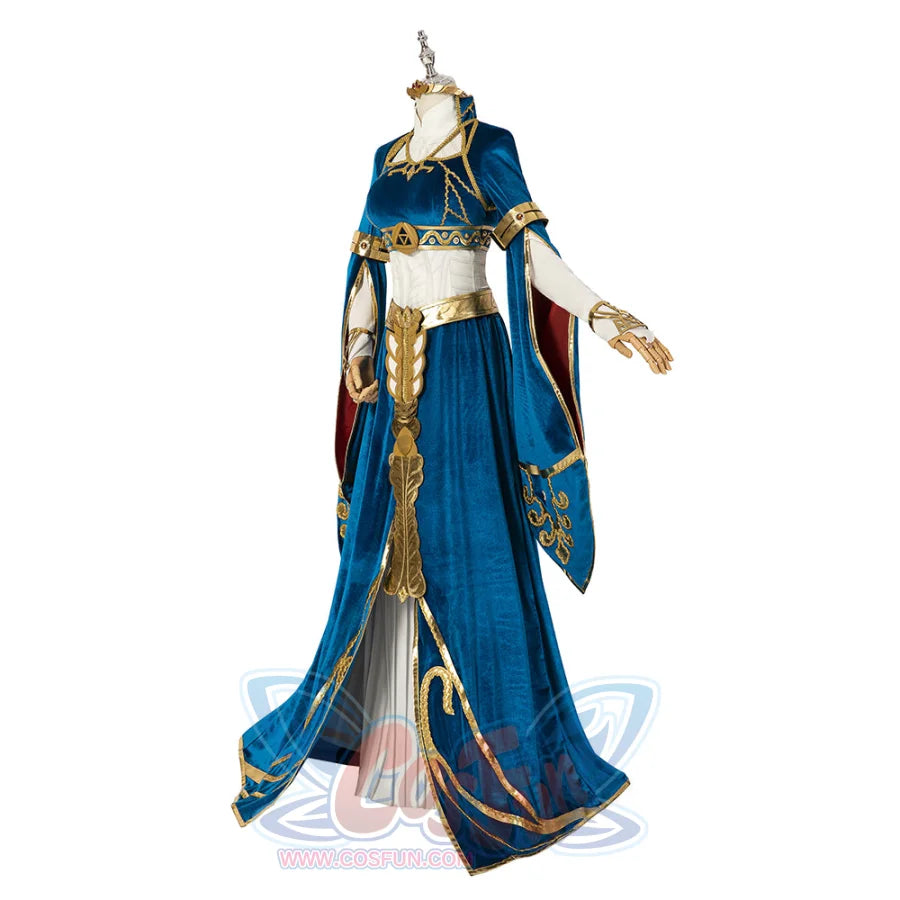 The Legend Of Zelda: Breath The Wild Princess Zelda Dress Cosplay Costumes C09024