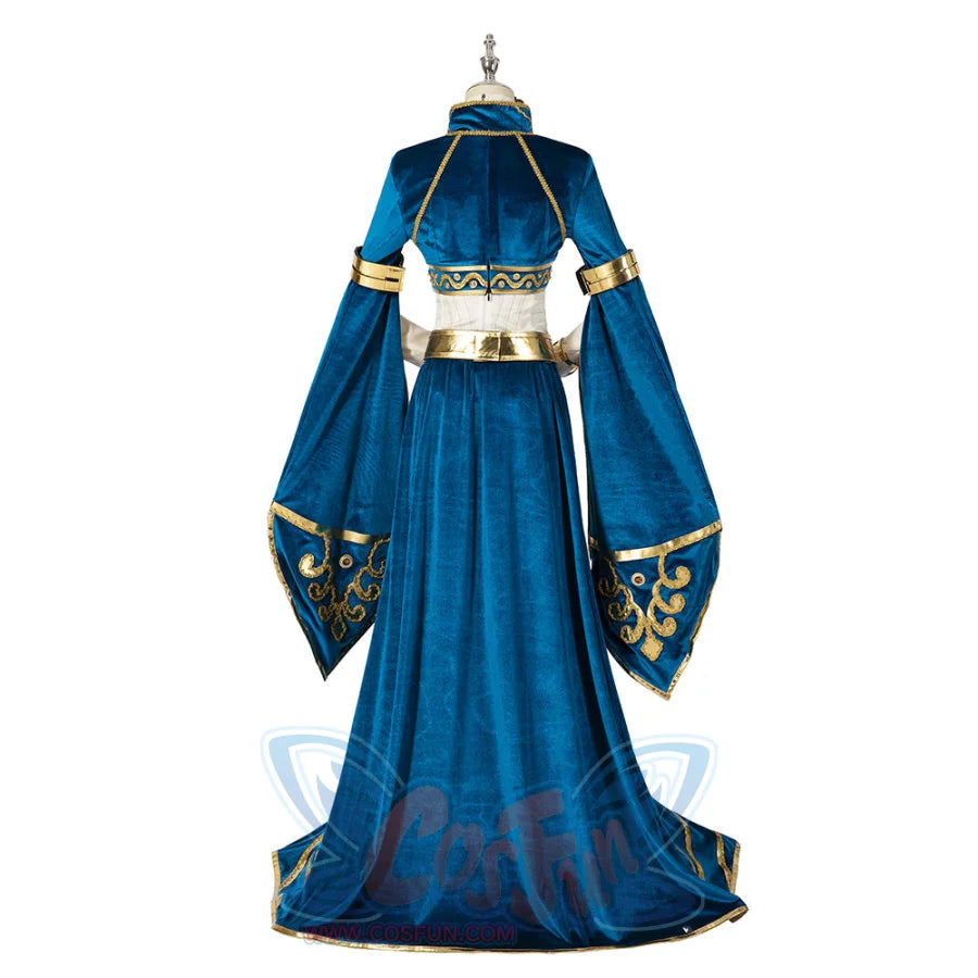 The Legend Of Zelda: Breath The Wild Princess Zelda Dress Cosplay Costumes C09024