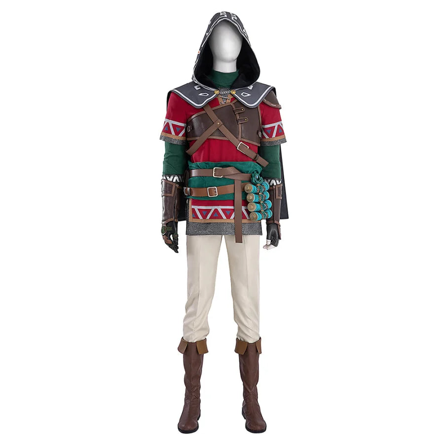 The Legend Of Zelda: Tears The Kingdom Link Hylian Armor Cosplay Costume C09137 Xs Costumes