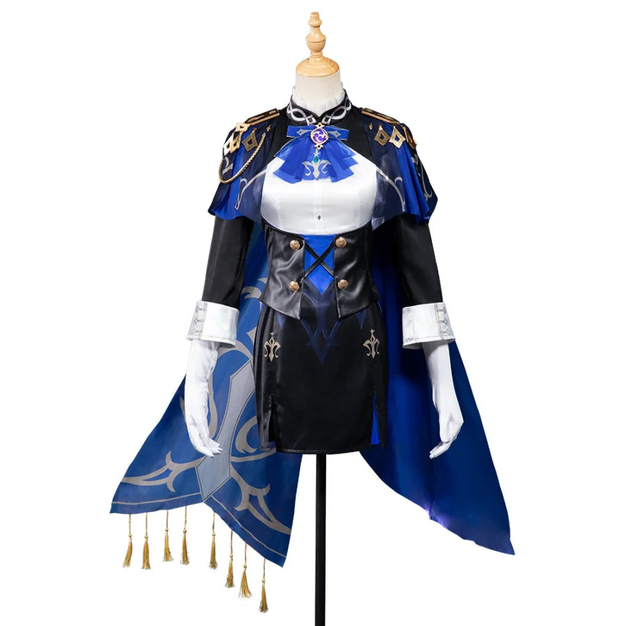 Genshin Impact Clorinde Cosplay Costume C08568 A Women / Xs Costumes