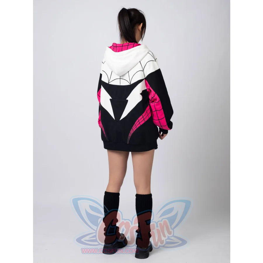 Cosfun Original Girl Spider Theme Cosplay Derivative Hoodie Jacket A00003 Sweatshirt