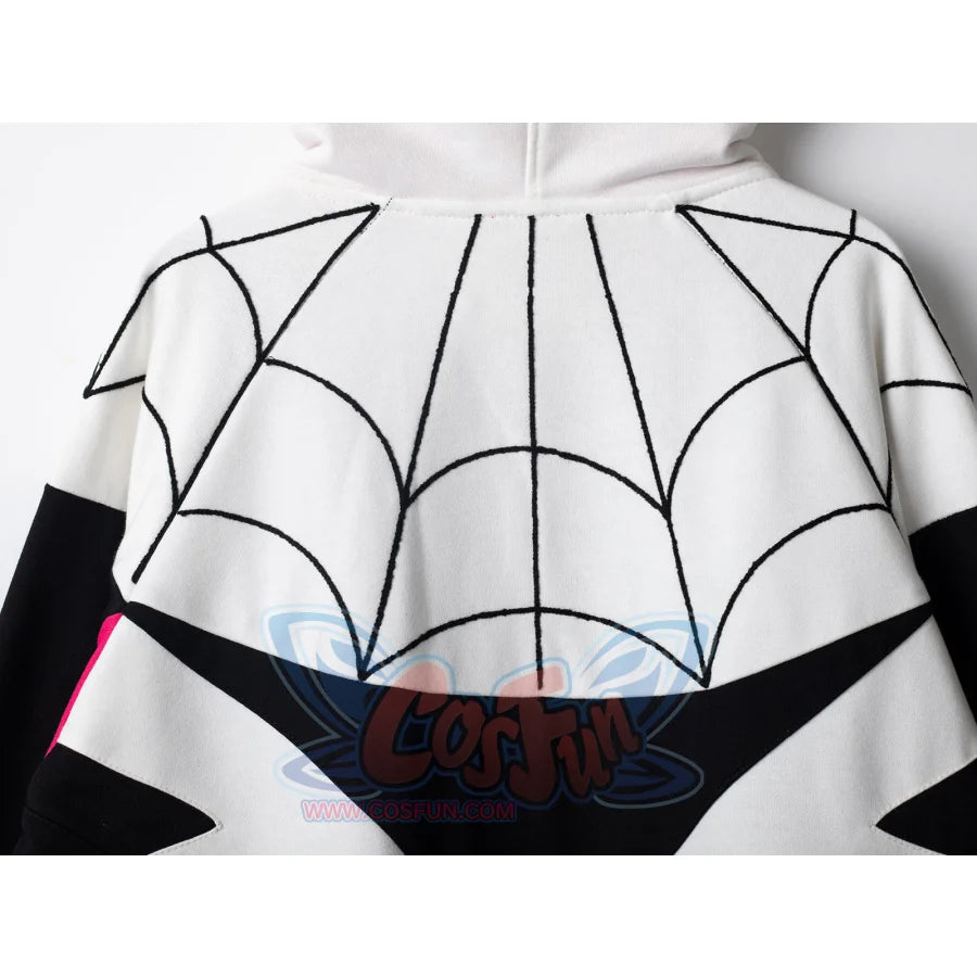 Cosfun Original Girl Spider Theme Cosplay Derivative Full Zip Hoodie A00003 Sweatshirt