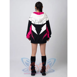 Cosfun Original Girl Spider Theme Cosplay Derivative Hoodie Jacket A00003 Sweatshirt