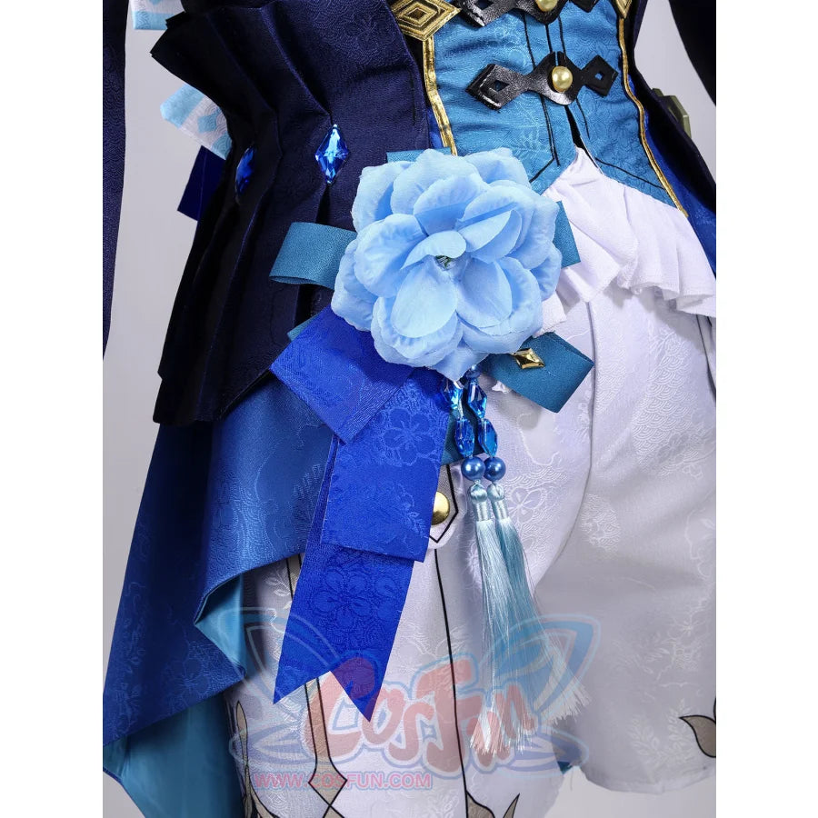 Genshin Impact Xingqiu Bamboo Rain Outfit Cosplay Costume C09028E Costumes