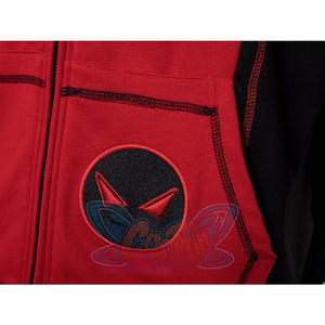 Ready To Ship Cosfun Original Deadpool Wade Winston Wilson Zip-Up Hoodie Sweatshirt If0005