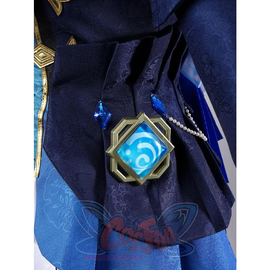 Genshin Impact Xingqiu Bamboo Rain Outfit Cosplay Costume C09028E Costumes