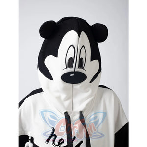 Cosfun Original Cartoon Mouse Cosplay Full Zip Hoodie A00001 Sweatshirt