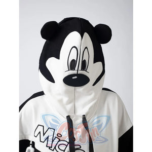 Cosfun Original Cartoon Mouse Cosplay Full Zip Hoodie A00001 Sweatshirt