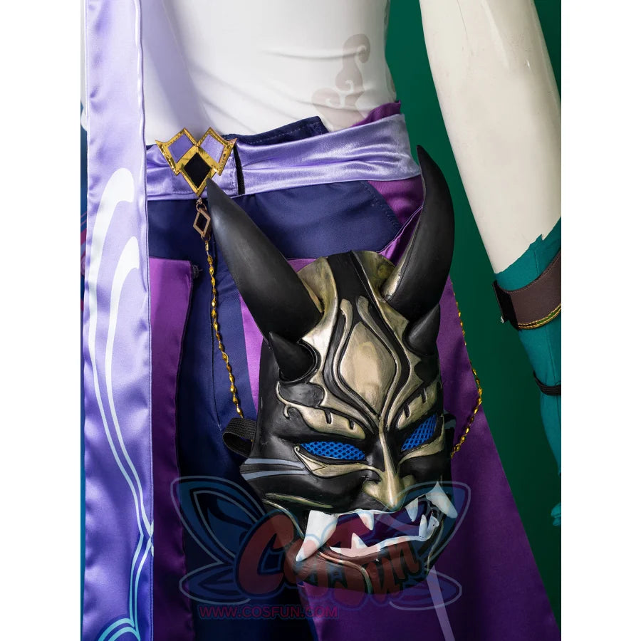 Genshin Impact Xiao Cosplay Costume C00269 Aa Costumes