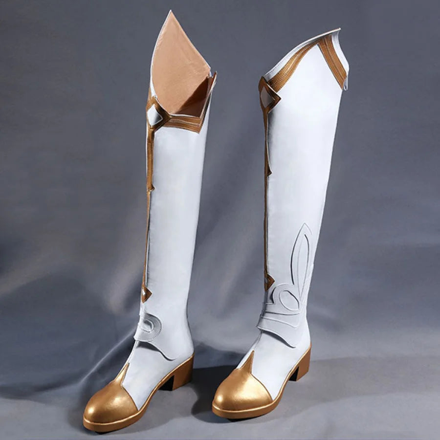 Genshin Impact Lumine Cosplay Shoes C02895-B Aaa Cn 36 & Boots