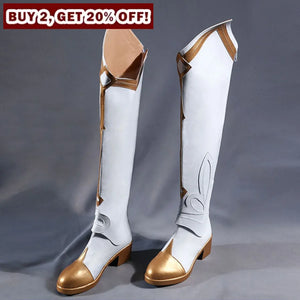 Genshin Impact Lumine Cosplay Shoes C02895-B Aaa Cn 36 & Boots