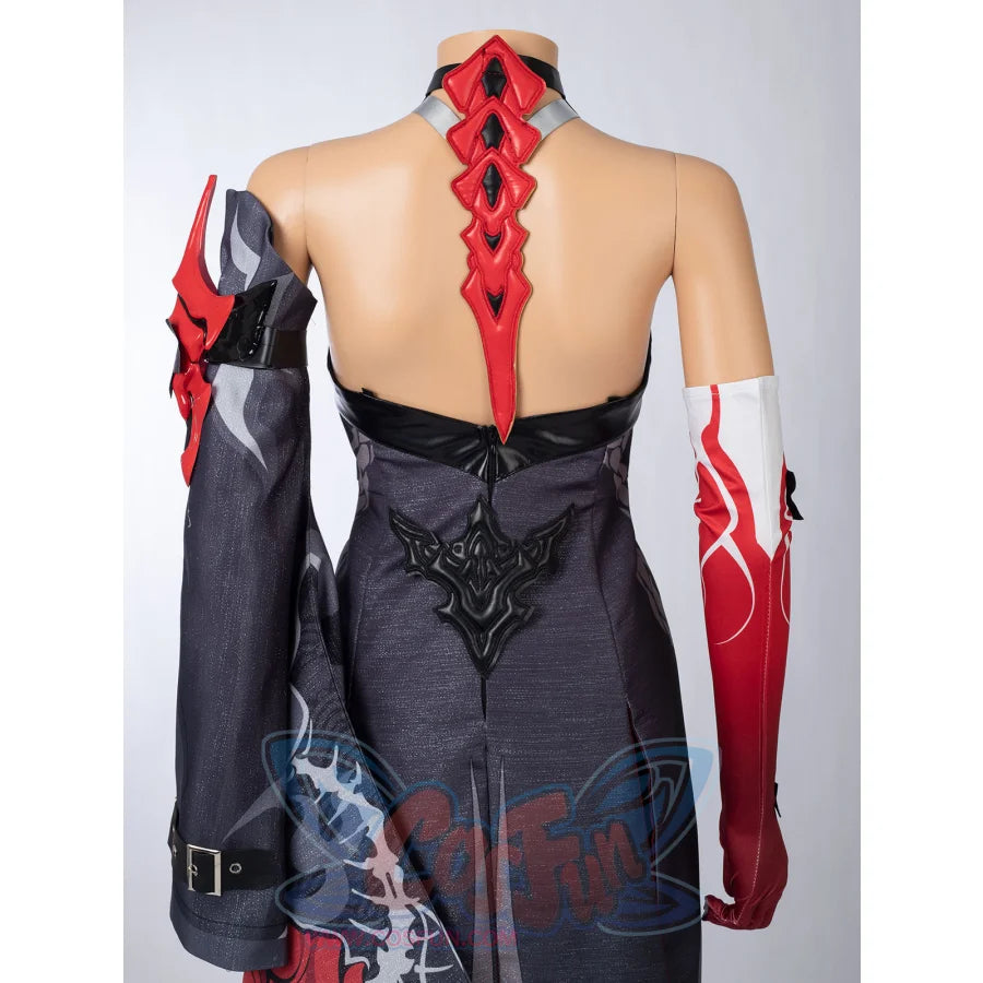 Honkai: Star Rail Red Acheron Cosplay Costume C09025E B Costumes