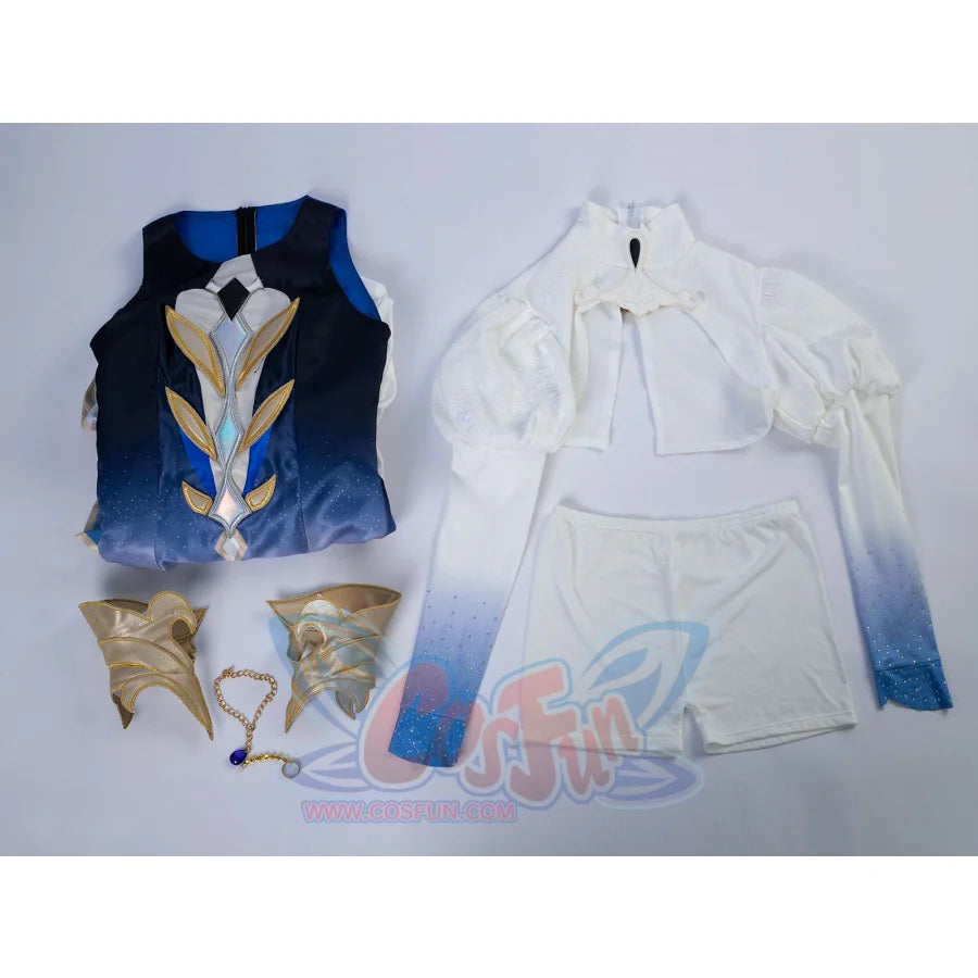 Genshin Impact God Of Justice Focalors Hydro Archon Cosplay Costume C08789 A Costumes