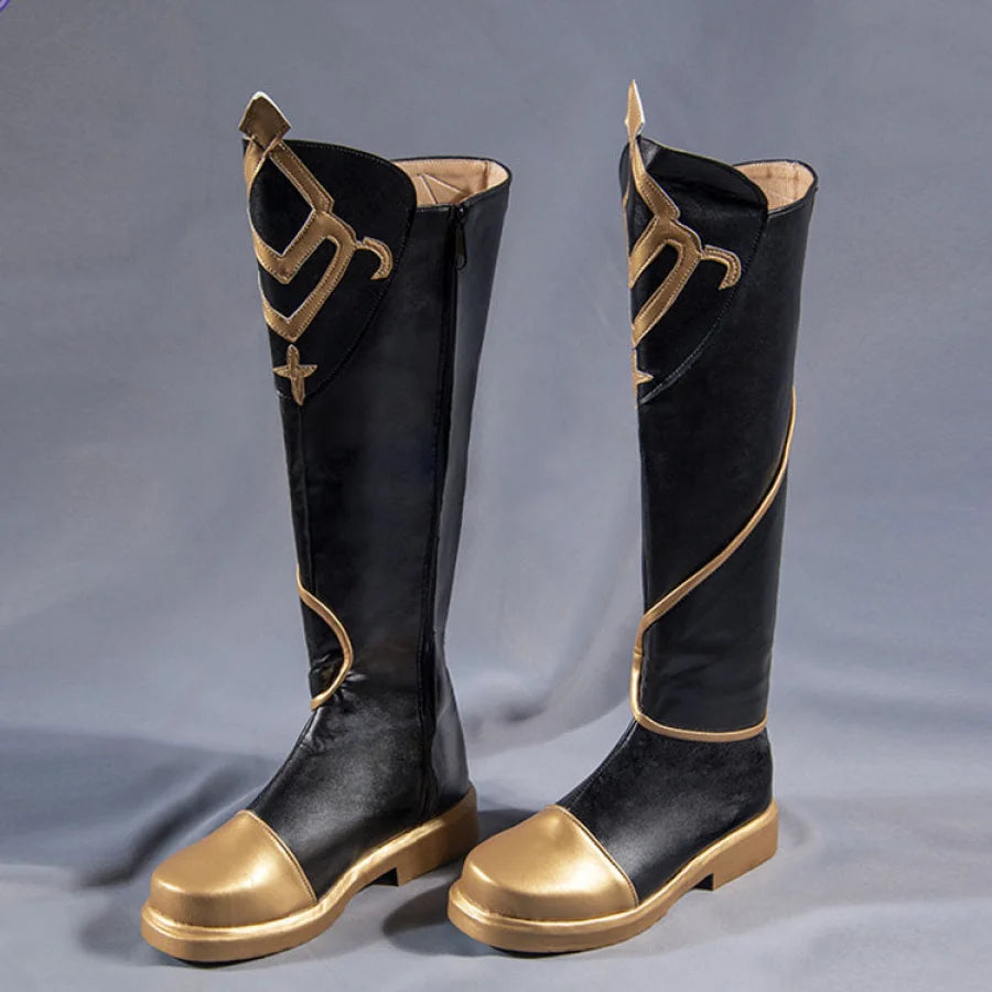 Ready To Ship Genshin Impact Aether Cosplay Shoes Men Boots C00098-B Cn 36 &