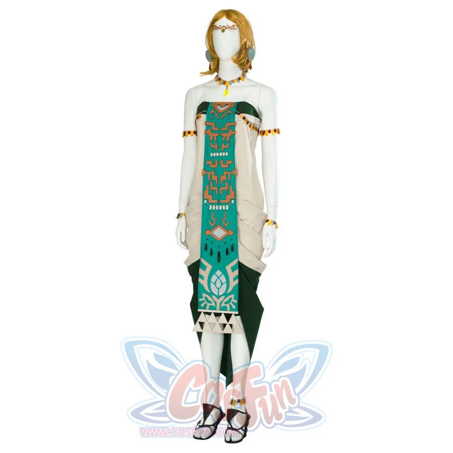 The Legend Of Zelda: Tears The Kingdom Hyrule Princess Zelda Cosplay Costume C08177 Costumes