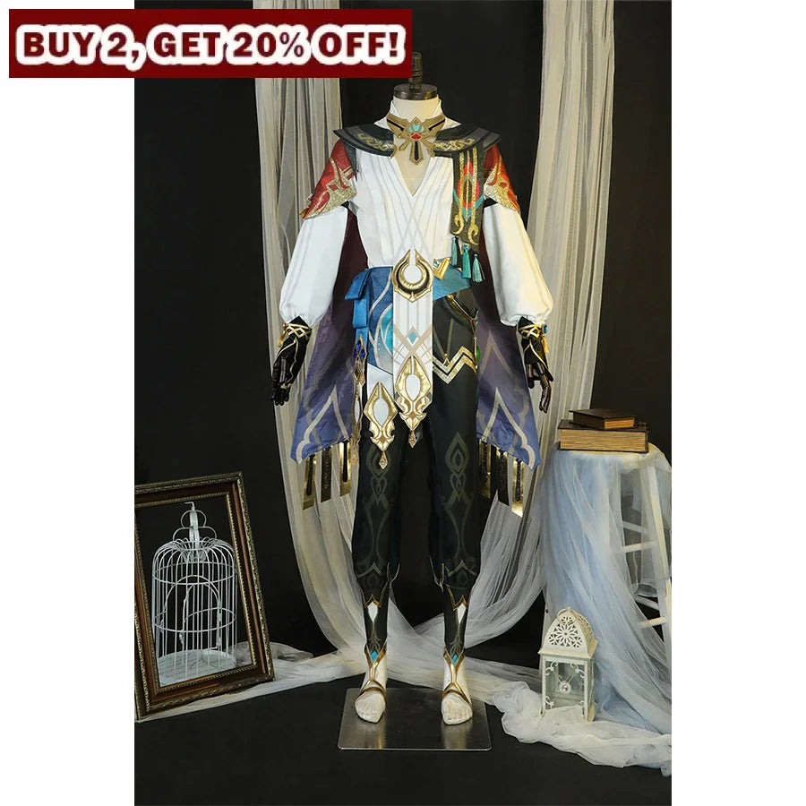 Genshin Impact Kaveh Cosplay Costume C07295 Aa Men / Xs Costumes