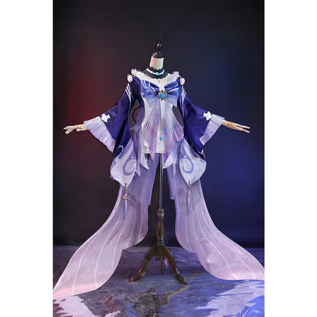 Genshin Impact Sangonomiya Kokomi Cosplay Costume C08316 Aaa Female / Xxl Costumes