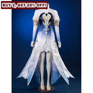 Genshin Impact God Of Justice Focalors Hydro Archon Cosplay Costume C08789 A Women / S Costumes