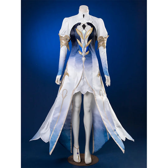 Genshin Impact God Of Justice Focalors Hydro Archon Cosplay Costume C08789 A Women / S Costumes