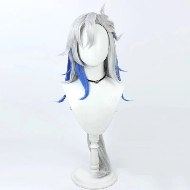 Genshin Impact Neuvillette Cosplay Wig C08584 Wigs