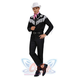 Kids Ken Cowboy Outfit 2023 Doll Movie Western Ken Cosplay Costume