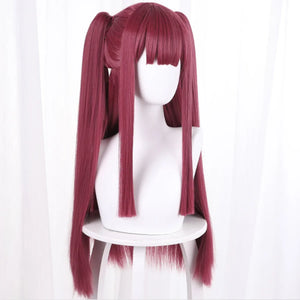 My Dress-Up Darling Kitagawa Marin Double Ponytail Vermilion Long Wig 00117 Wigs