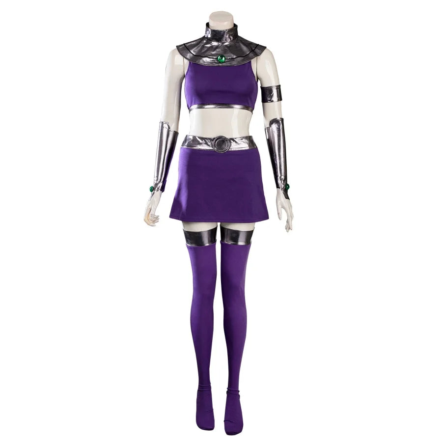 Teen Titans Koriand’r Cosplay Costume C08732 S / Made To Order Costumes