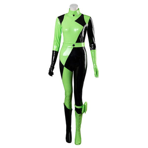 Kim Possible Shego Cosplay Costume C08760 S / Made To Order Costumes