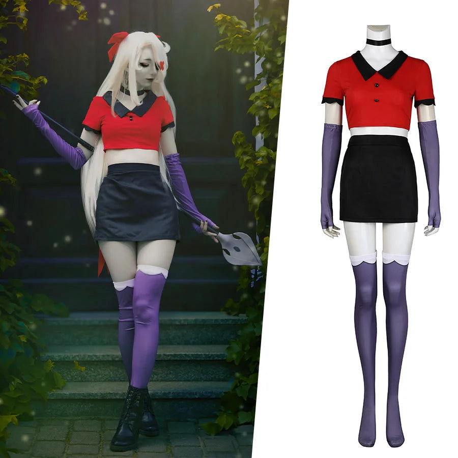 Hazbin Hotel Vaggie Cosplay Costume C08949 Costumes