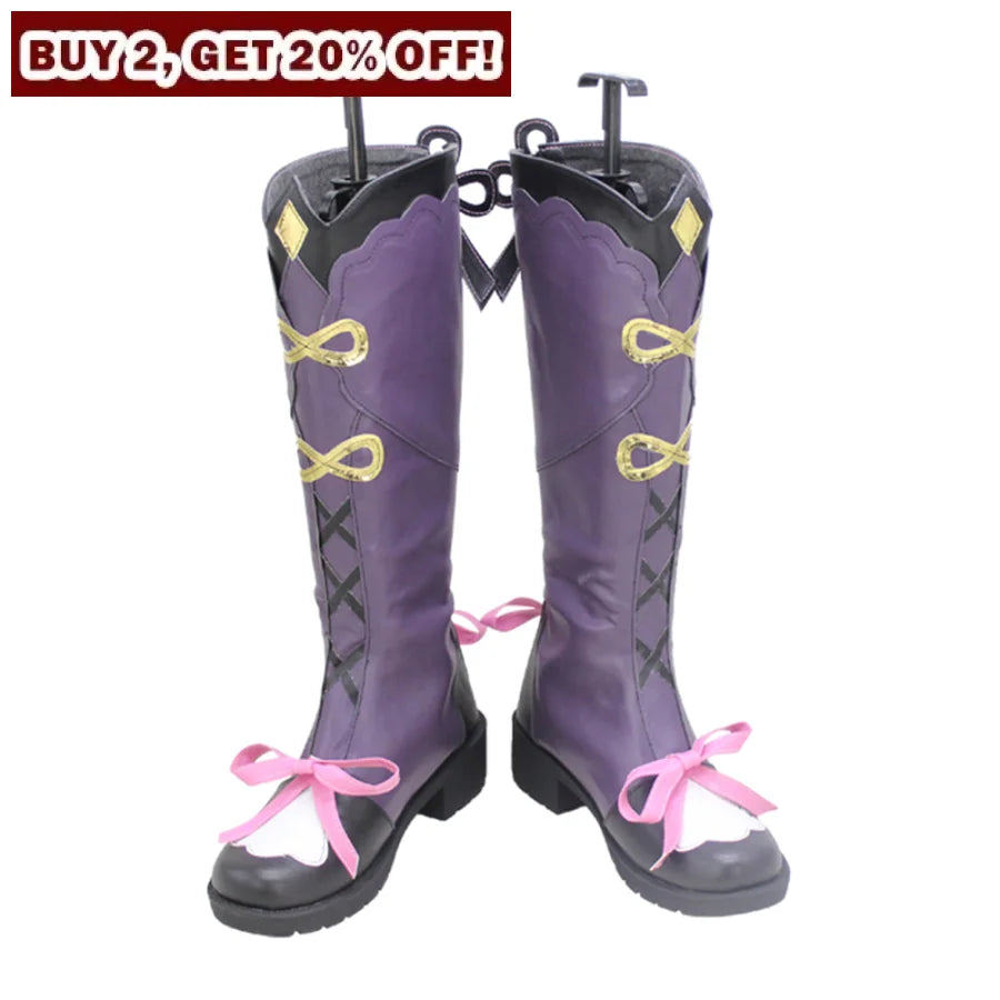 Genshin Impact Yun Jin Cosplay Shoes Women Boots C00933 Cn 35 &