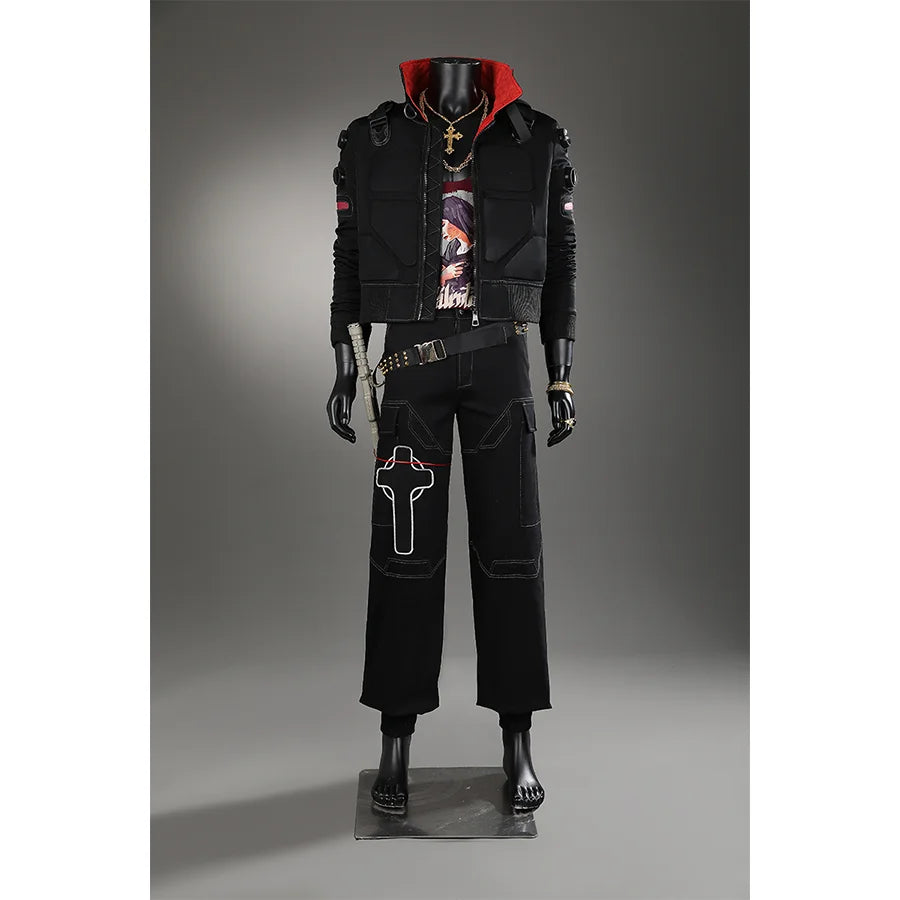 Cyberpunk Jackie Welles Cosplay Costume C09293 Costume-Xs Costumes