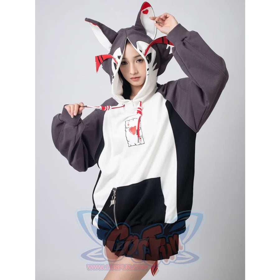 Cosfun Original Demon Magician Cosplay Full Zip Hoodie A00008 Sweatshirt