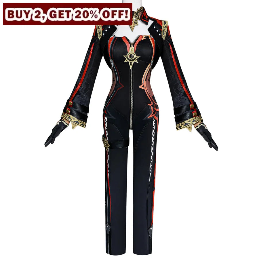 Genshin Impact Pyro Archon Mavuika Cosplay Costume C09205 B Women / Xs Costumes