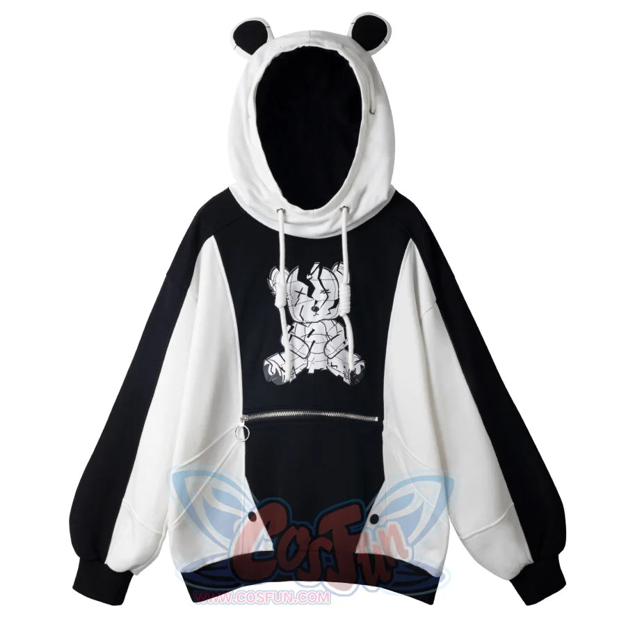 Cosfun Original Savage Bear Cosplay Full Zip Hoodie A00002 S Sweatshirt