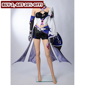 Honkai: Star Rail Acheron Cosplay Costume C09026E B Women / Xs Costumes