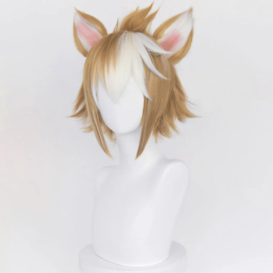 Genshin Impact Gorou Cosplay Wigs Ear Hair C00693